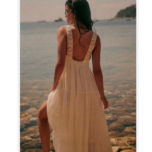 🌿|NWT| Sézane Lecce Dress in Ecru - Picture 14 of 14